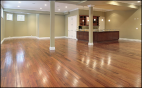 New Floor in Basement